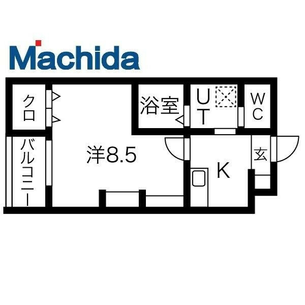 エヌエムサンカンテキャトフD棟の間取り