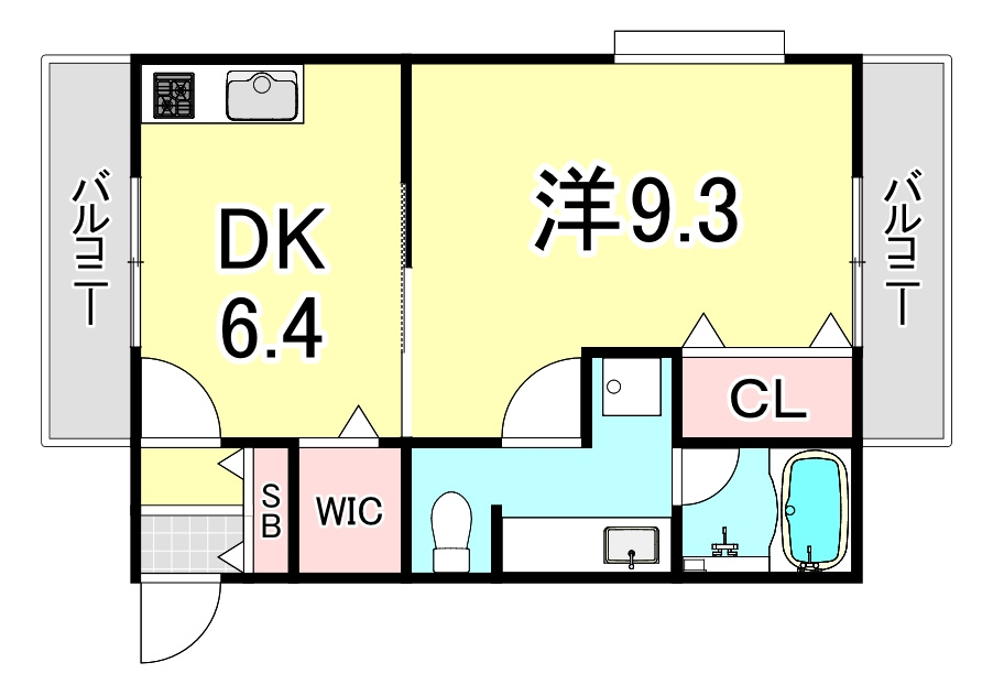 ノースコート北口の間取り