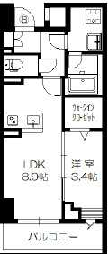 サザンクレストなんば南の間取り