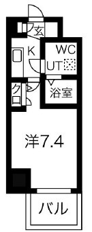 ミュプレ北浜EAST(旧 SEST北浜)の間取り