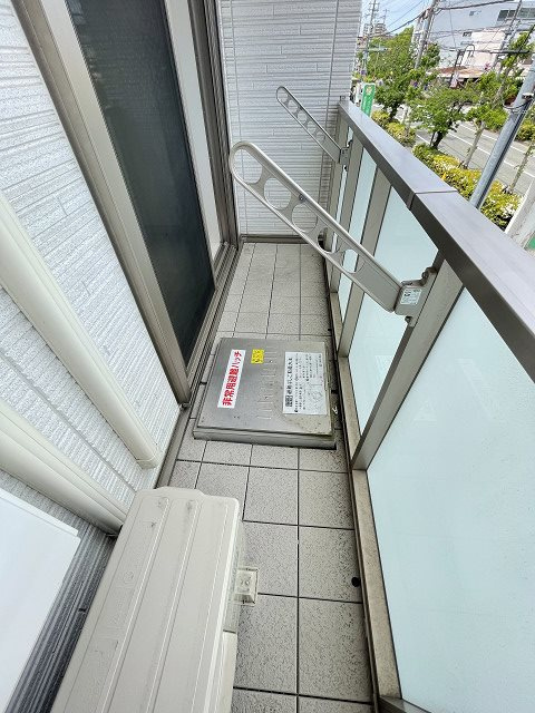ポルト甲子園のバルコニー