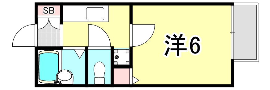 ラッキータウン２番館の間取り