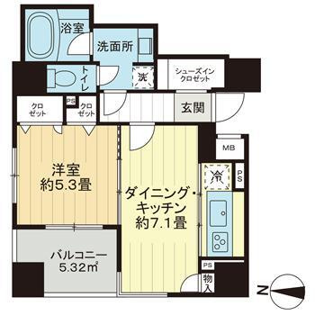 ライオンズ赤坂セントマークスの間取り