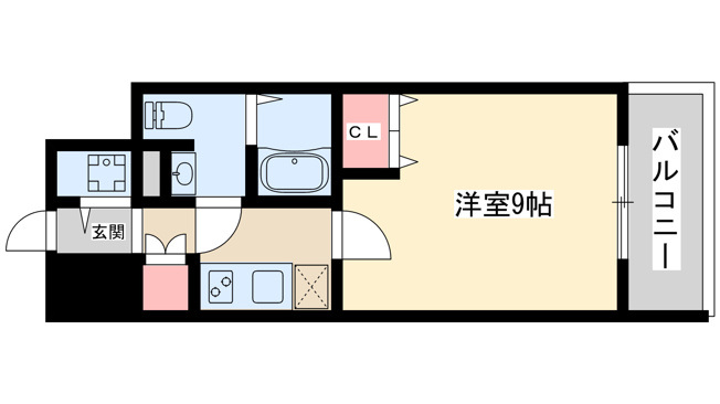 【間取り】 | プラウドフラット新大阪