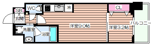 【間取り】 | スプランディッド弁天町