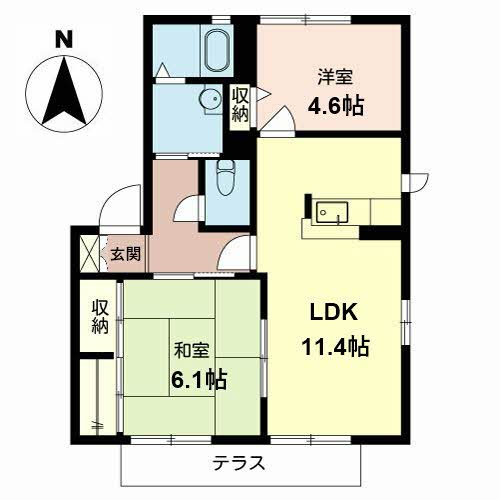 グリーンヒルズ深井北町の間取り