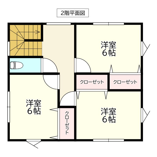 上徒士町建売の間取り|Ｃ棟：２階