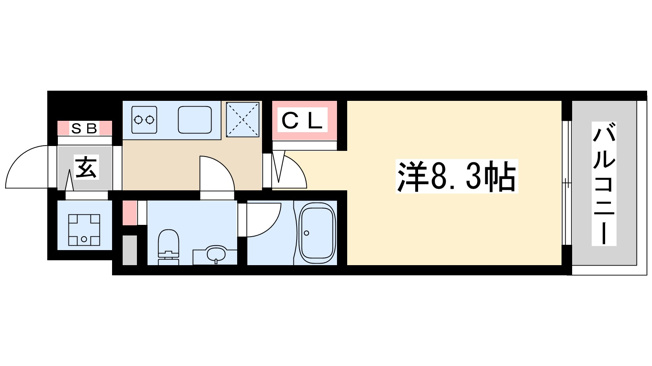 【間取り】 | プラウドフラット新大阪