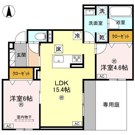 Clashist加美東の間取り