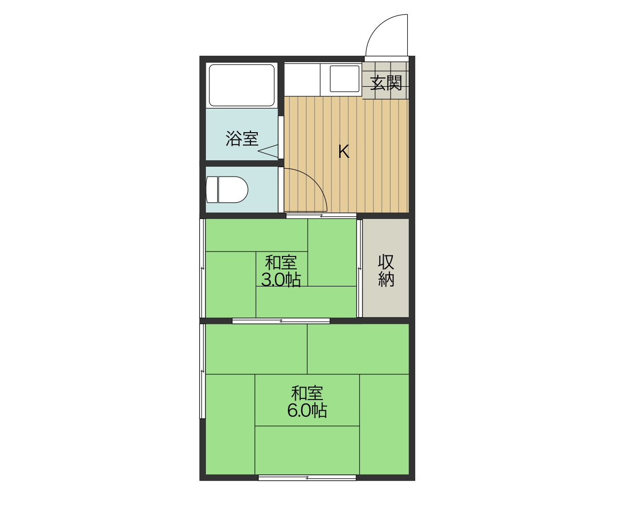 ハイツ高峯の間取り