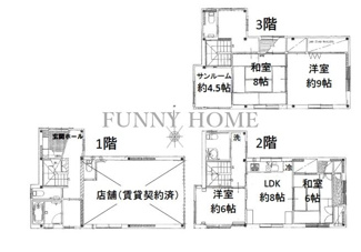 【間取り】 | 世田谷3丁目住宅