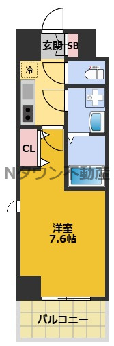 【間取り】 | メイクス新栄 | 間取りです