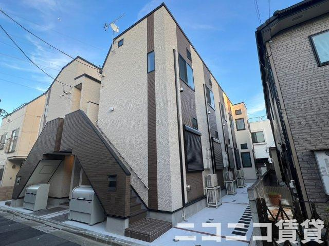 葛飾区東金町３丁目のアパートの外観