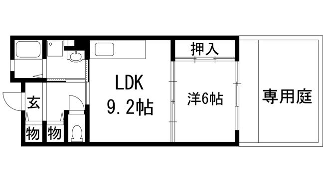 【間取り】 | アルビス緑丘114号棟