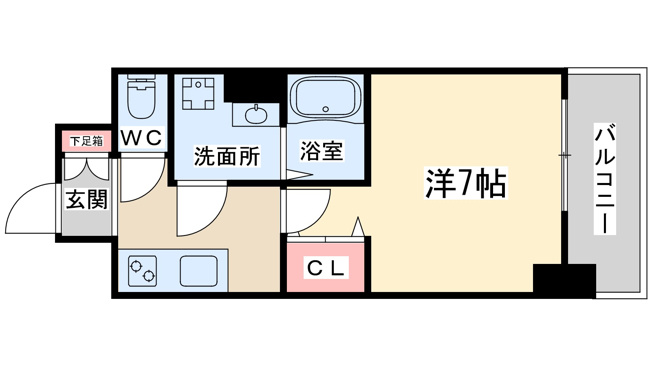 【間取り】 | レジュールアッシュ梅田北