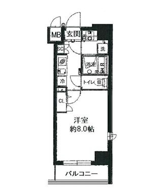プレスタイル森下の間取り