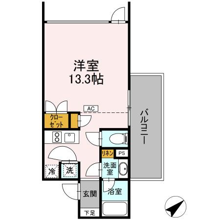ライフパティオ菊名の間取り