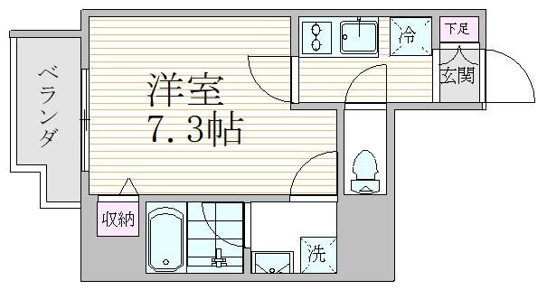 エスジーコート元浅草の間取り