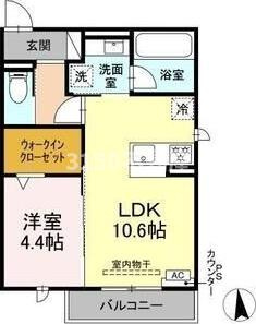 セレスティア鏡島南の間取り