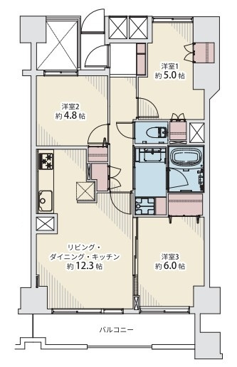 【間取り】 | ボナール戸越