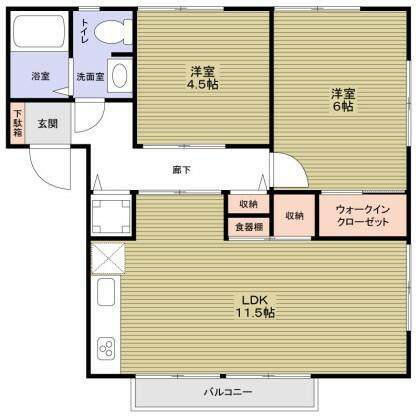 エステートピア荒井の間取り