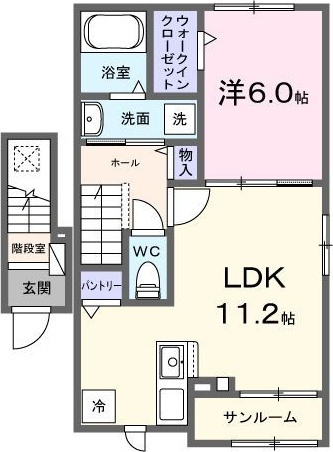 メゾン　ボーテの間取り