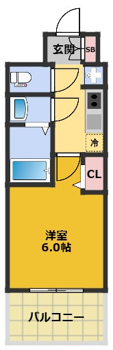 【間取り】 | メイクスアート新栄Ⅲ | 間取りです。
