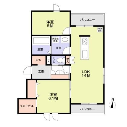 ｃｅｎｔｒａｌ　ｃｒｅｓｔの間取り
