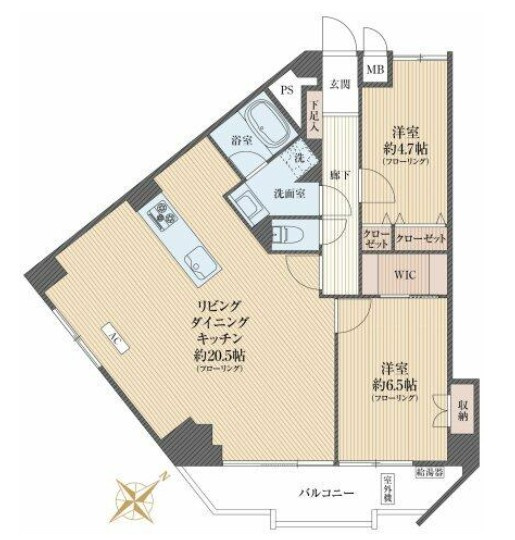 【間取り】 | 四谷ガーデニア