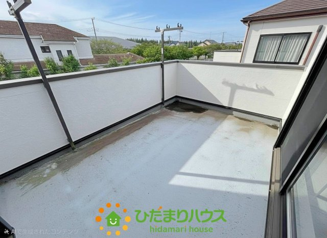 加須市水深　中古一戸建てのバルコニー