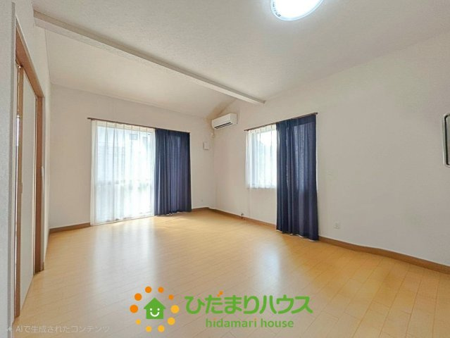 加須市水深　中古一戸建ての居間・リビング