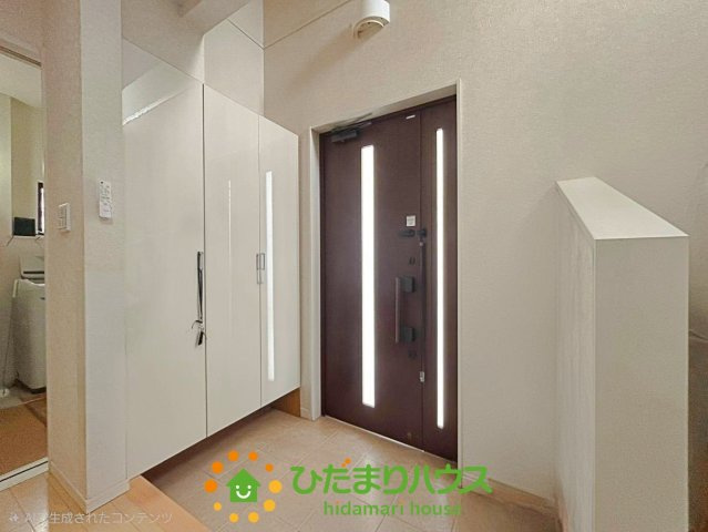 加須市水深　中古一戸建ての玄関