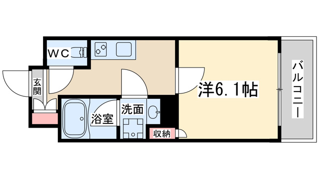 【間取り】 | ルーチェ南森町