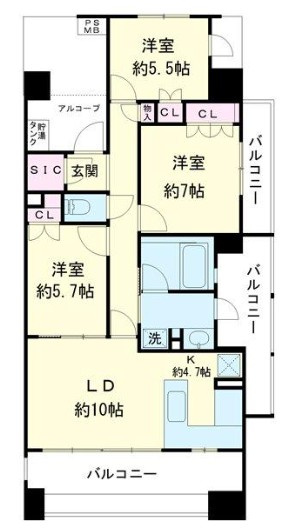 【間取り】 | レクセルプラザ東陽町