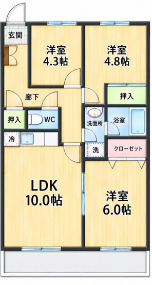 【間取り】 | エイブル21
