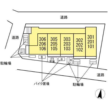 サンハイツ パート11の区画図