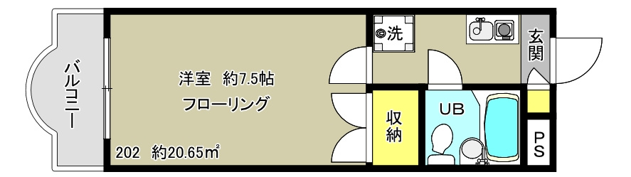 まほろば館の間取り