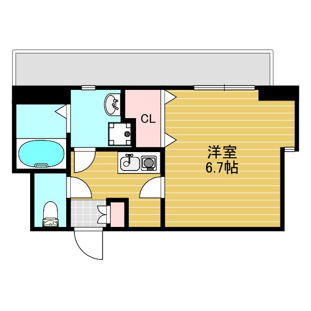 Uresidence新大阪の間取り
