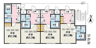【区画図】 | (仮称)キャメル川口芝４丁目