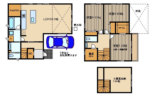 【間取り】 | 南大泉４丁目貸家