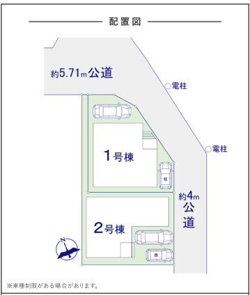 【区画図】 | 福岡市南区皿山3丁目2期　2号棟（全2棟）【仲介手数料無料・0円】 | 区画図です。2号棟