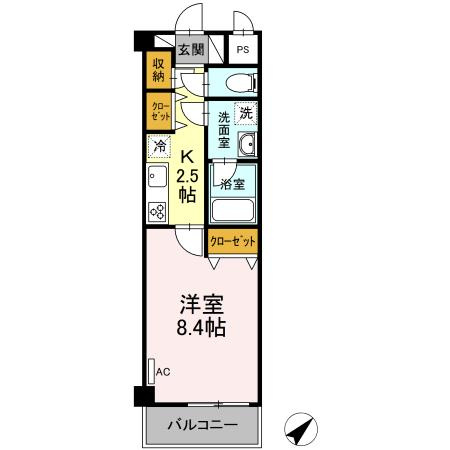 charcoalの間取り