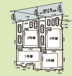 ♥♥糸満市照屋第3－1号棟（全4棟）の区画図|区画図
