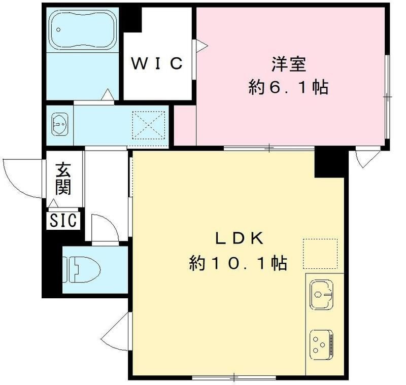メゾンドアルグの間取り|間取りです。