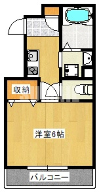フォレストメゾン駒込の間取り|1Ｋタイプのお部屋です♪