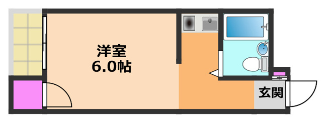 【間取り】 | 安岡寺エンビィハイツ