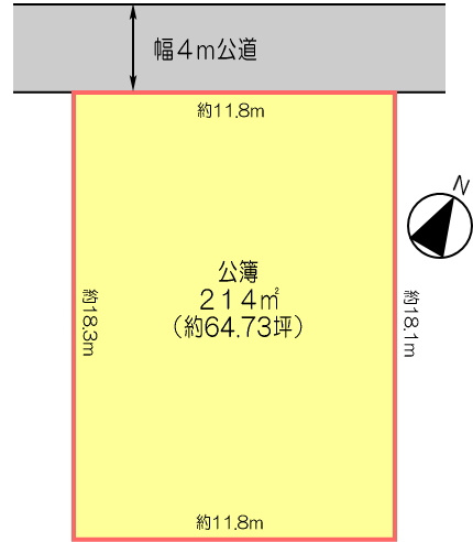 鴻巣市人形３丁目　売地