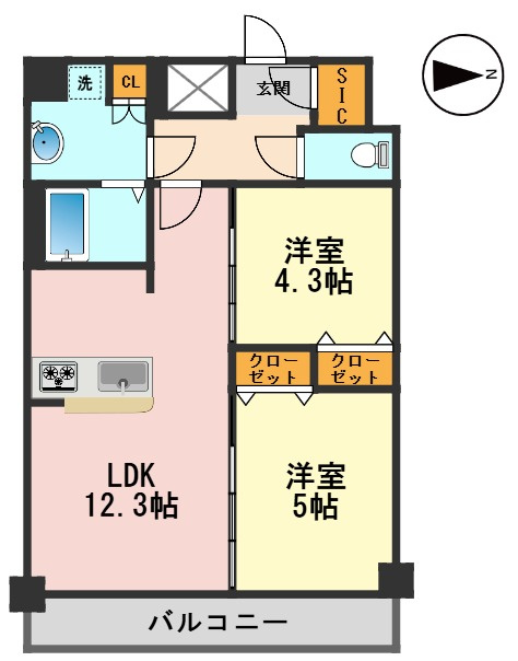 S-RESIDENCE瑞江の間取り