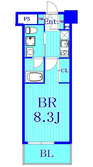 メインステージ横浜の間取り