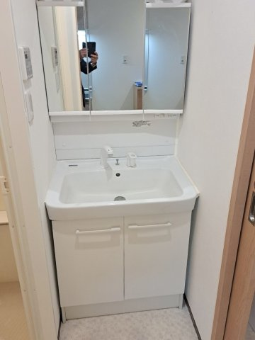 フォレストメゾンⅡの洗面所|写真は202号室です。